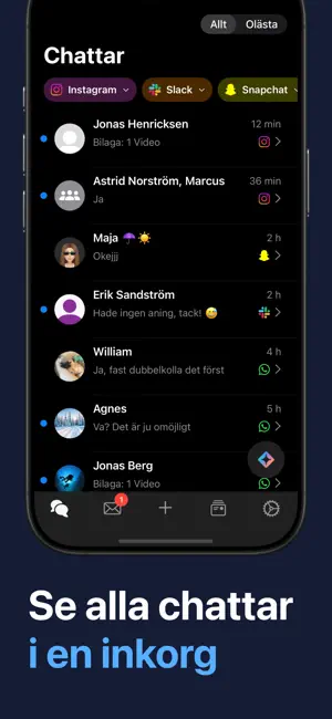 Unora iPhone screenshot 1