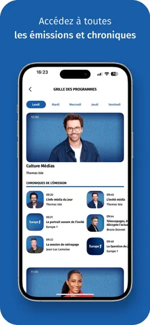 Europe 1: radio, podcast, actu iPhone screenshot 5