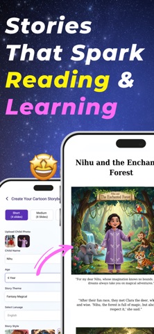 AI Kids Story Book Maker iPhone screenshot