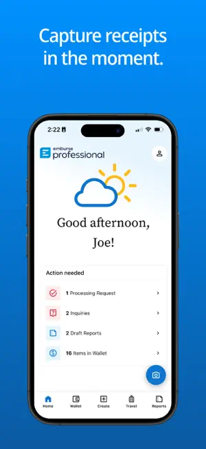 Emburse Professional screenshot 1