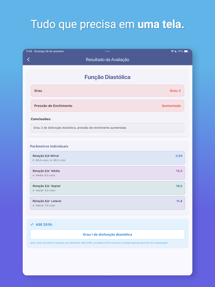 EchoDICOM Calc - Diástole 2025