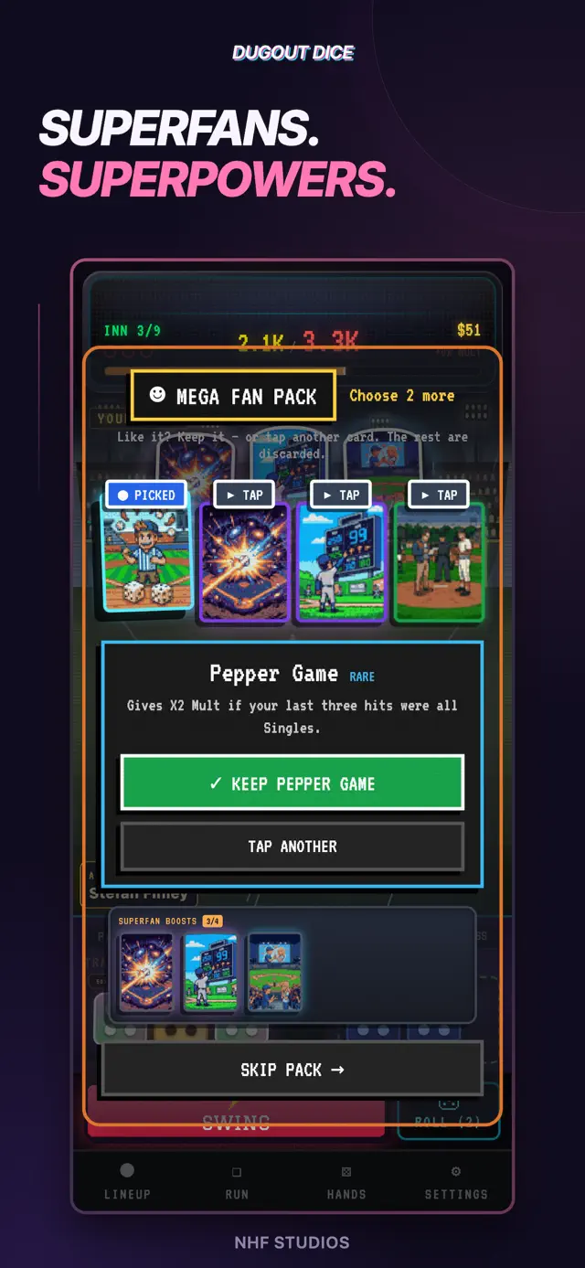 Dugout Dice screenshot 2