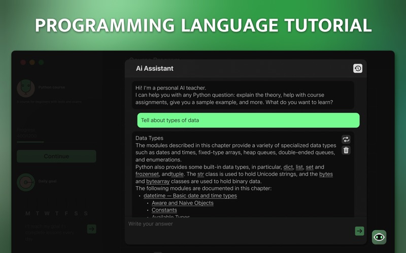 Learn Python: Coding School Screenshot