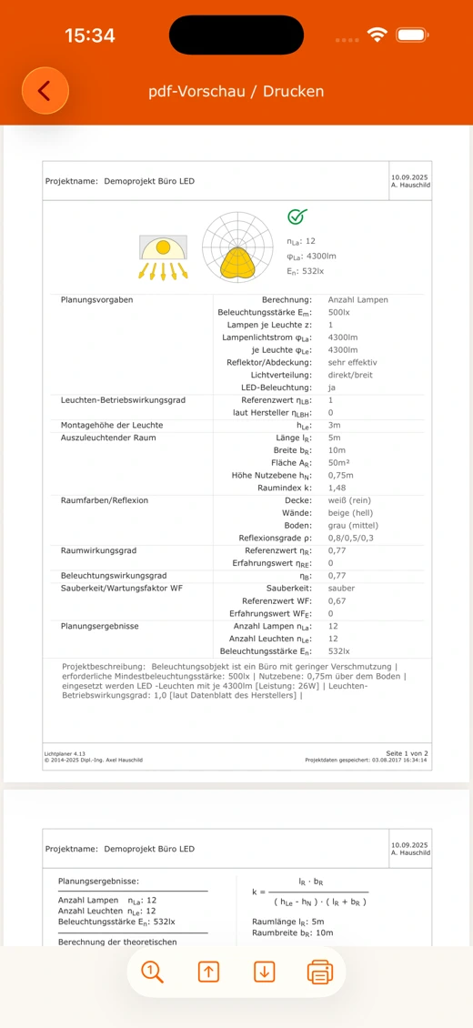 Lichtplaner screenshot 7