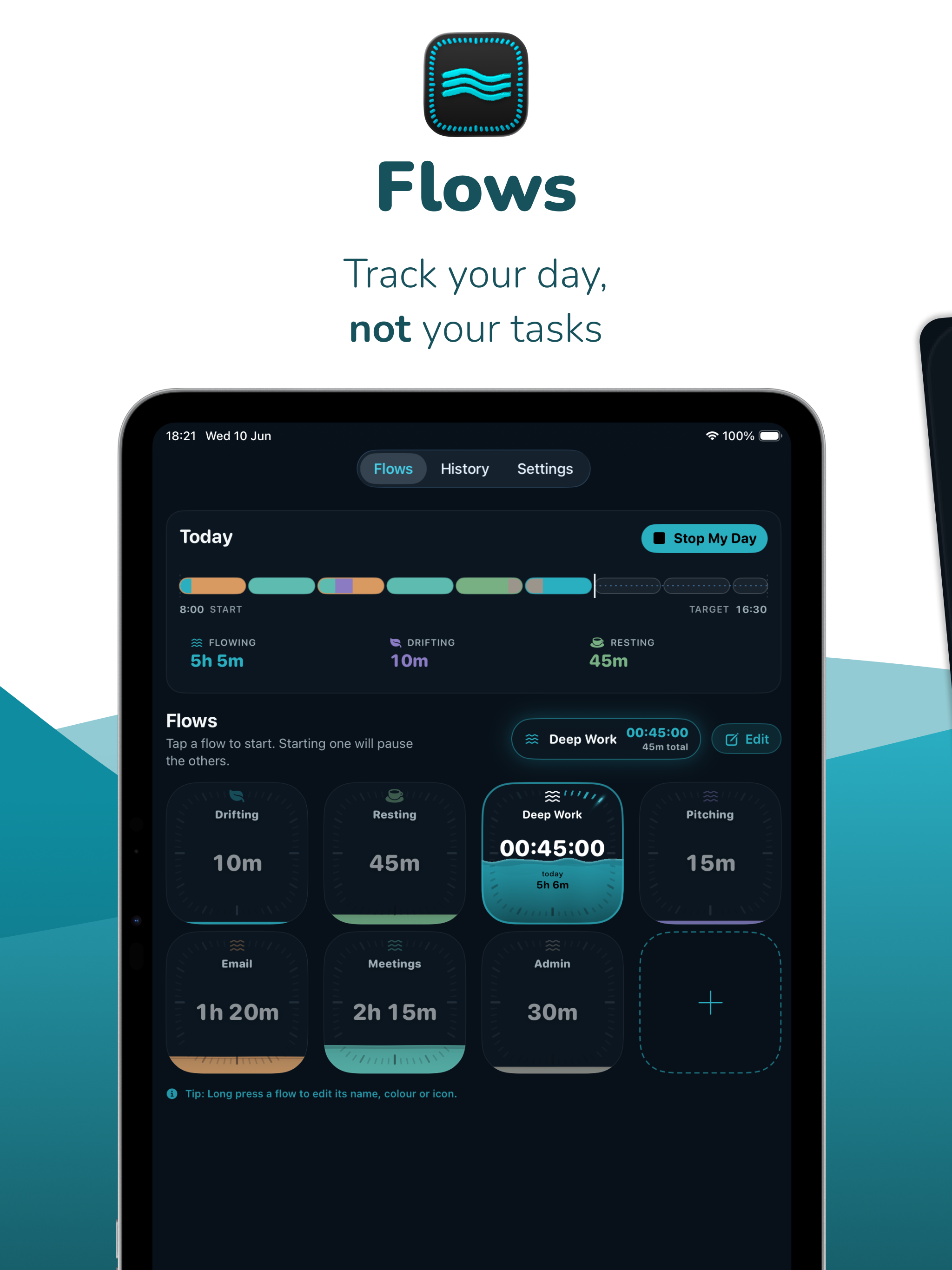 Flows: Time Tracker screenshot 11