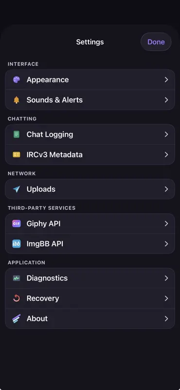 SeraphIRC screenshot 9 of 10