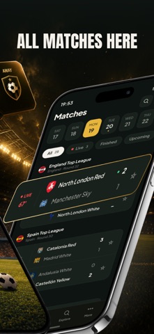 Football Live Scores & Stats iPhone screenshot