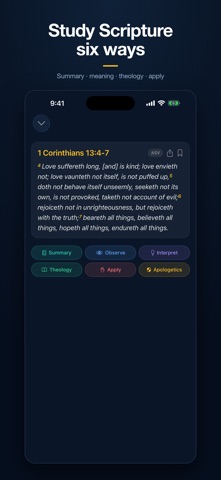 Bible Copilot - AI Bible Study iPhone screenshot