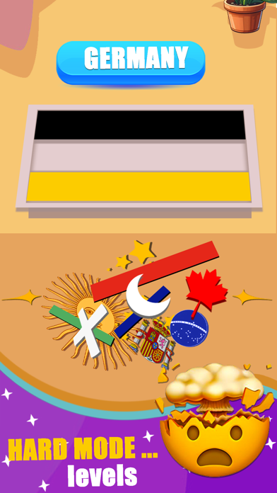 Flag Painting World Drops Fit Screenshot