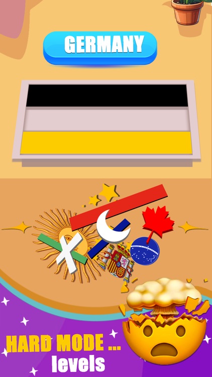 Flag Painting World Drops Fit