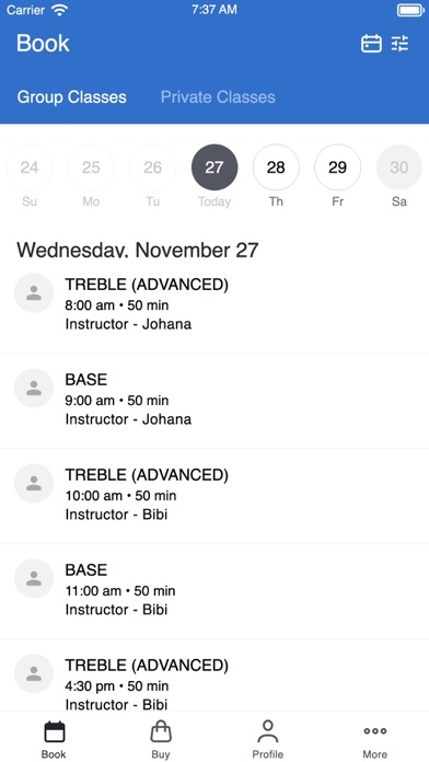 THE BEAT Studios app screenshot 2