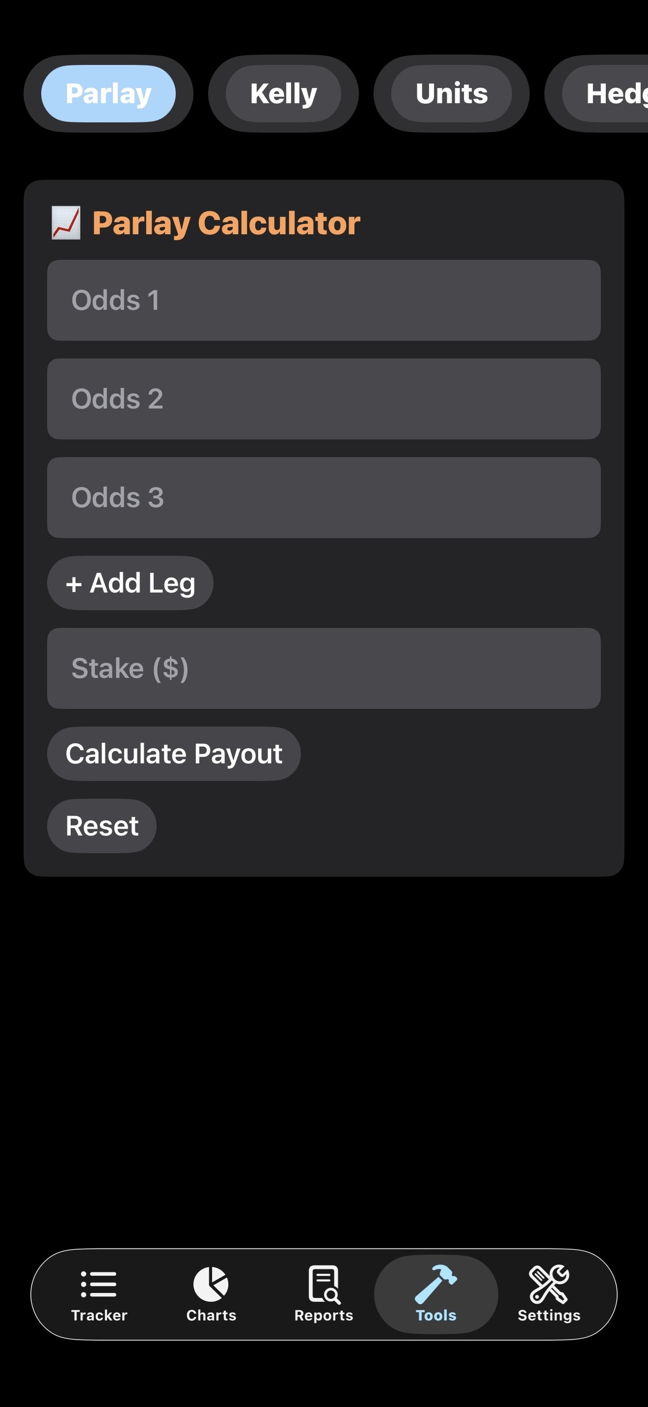 Sports Betting : Bet Tracker screenshot 4