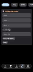 Sports Betting : Bet Tracker screenshot