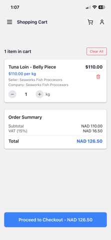 CoastalFoods screenshot