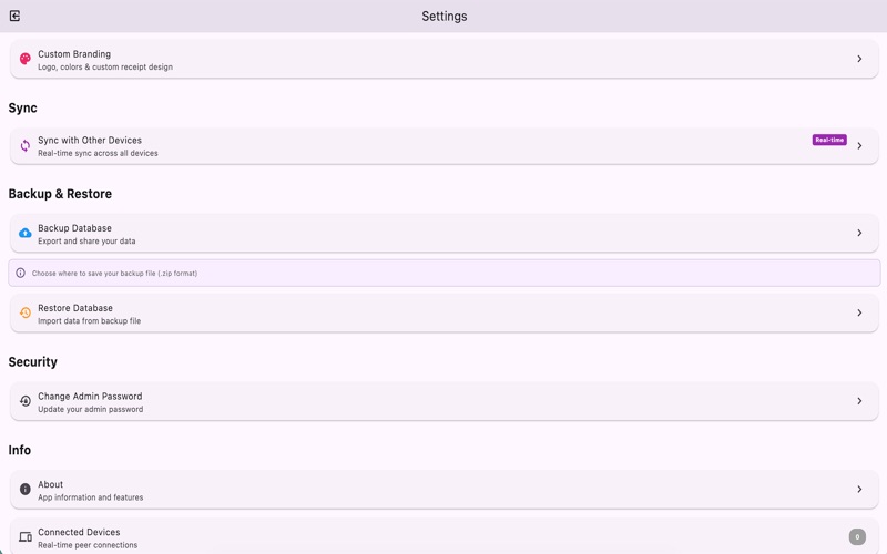 App screenshot