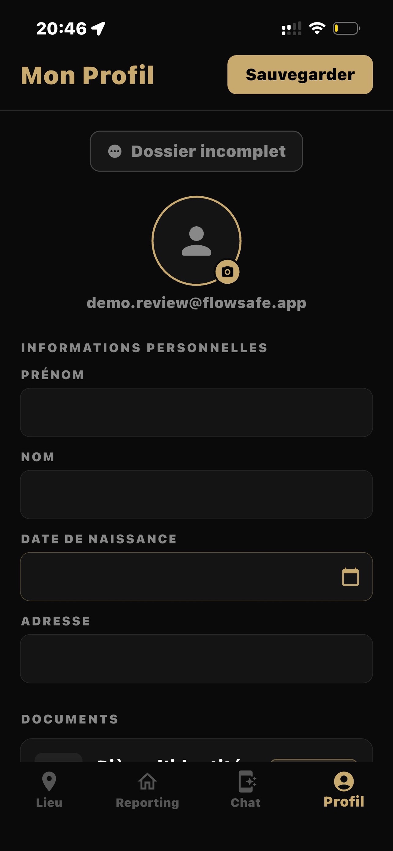Screenshot 2 of FlowSafe