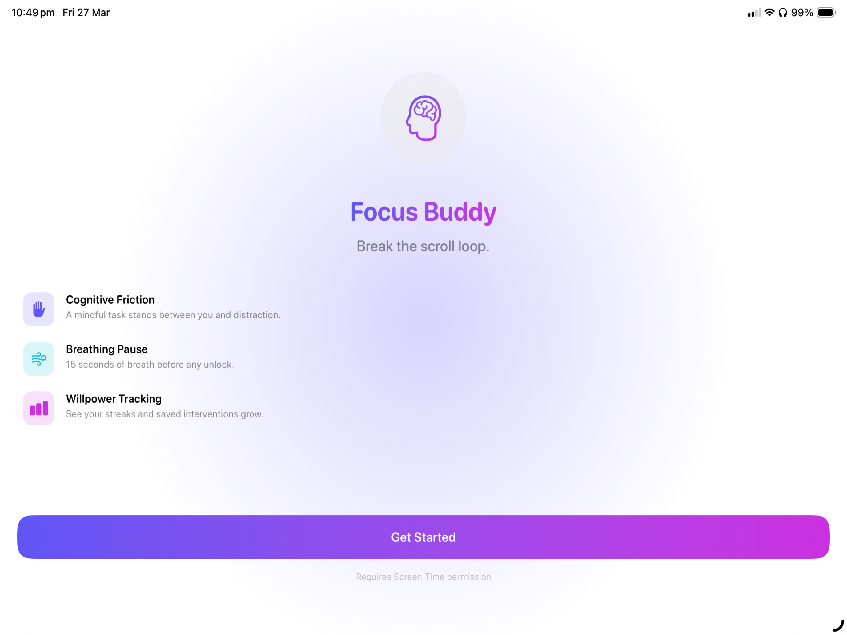 Focus Buddy Intercepts
