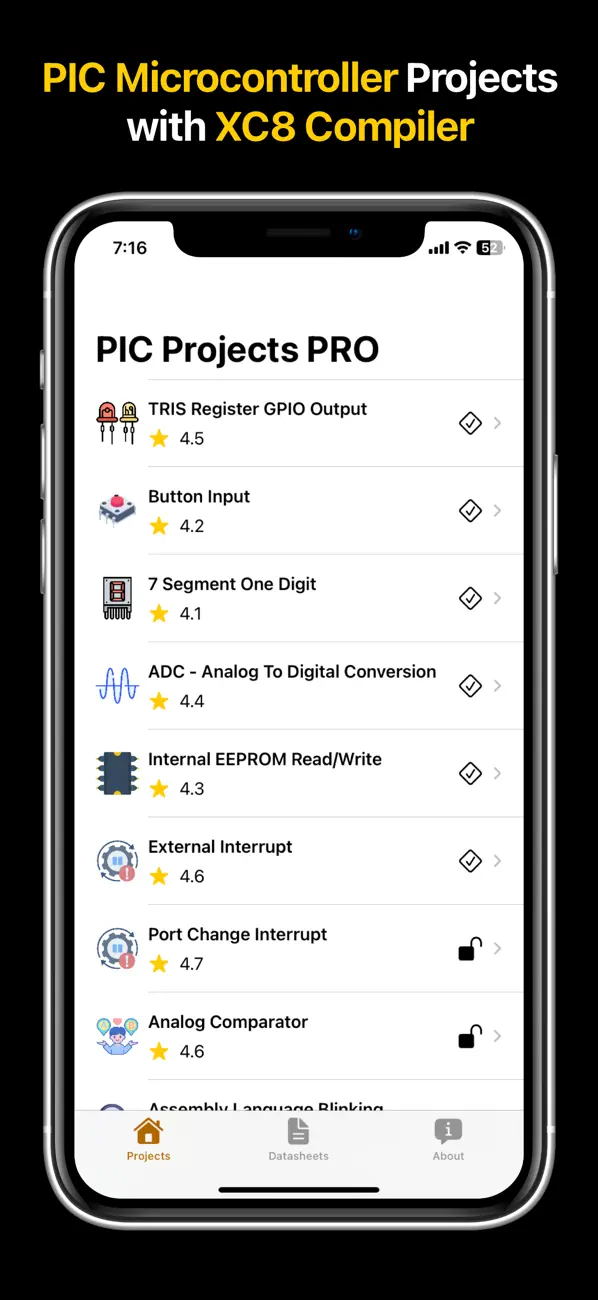 Screenshot #1 pour PIC Projects PRO