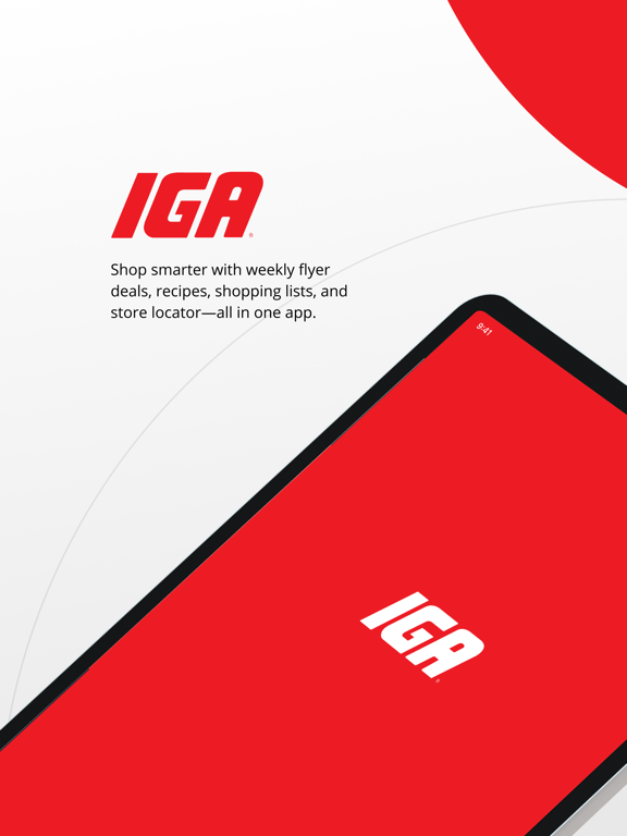 IGA: Grocery & rewards iPad screenshot 1