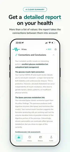Wizey: Health Analytics screenshot 3