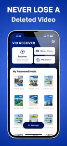 Video Recovery: Restore Files screenshot #2 for iPhone