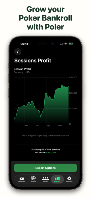 Poler – Poker Bankroll Tracker Screenshot 1 of 6
