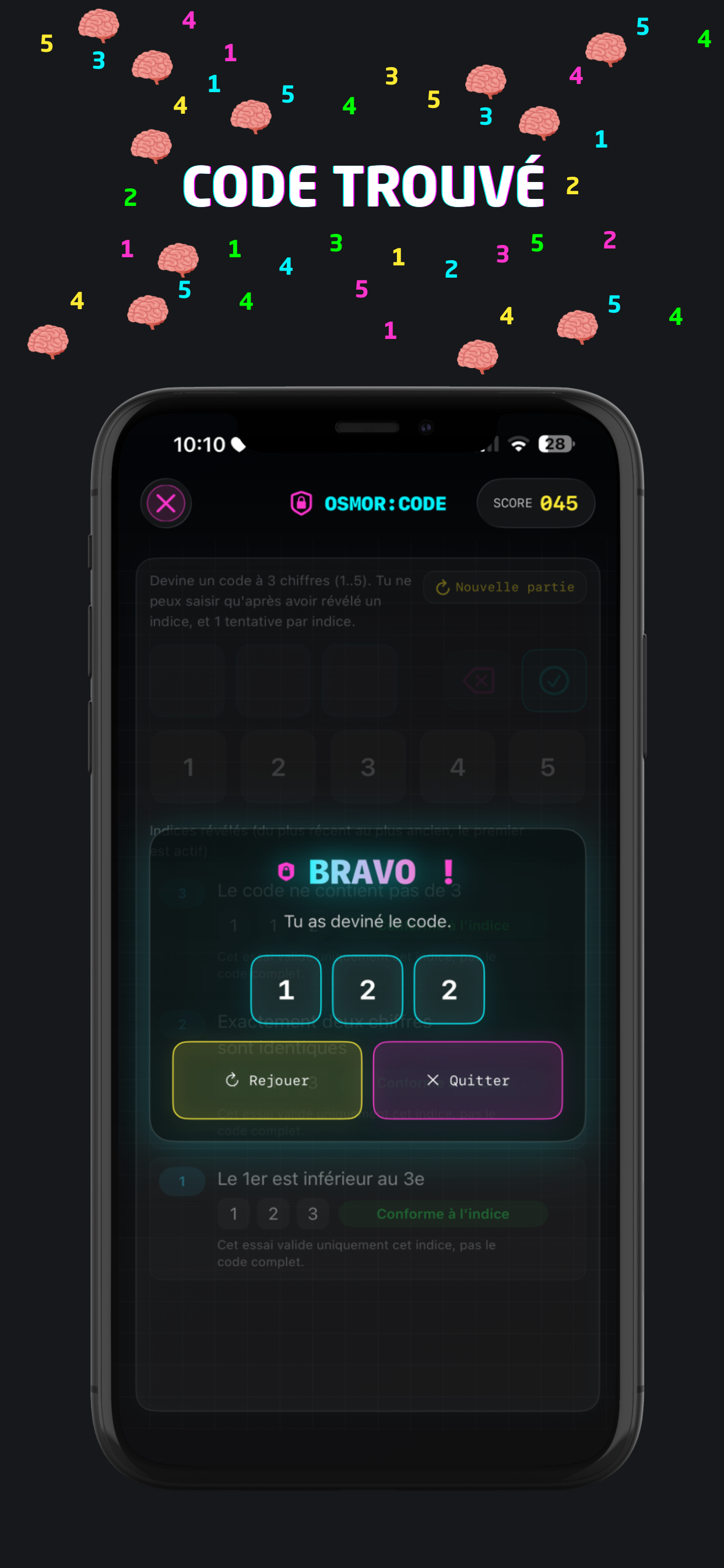 OsmorCode - Trouve le code screenshot 5