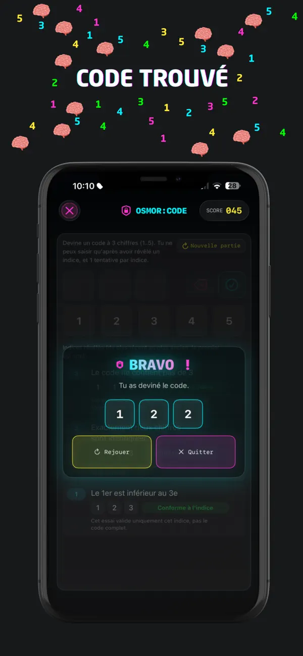 #5. OsmorCode - Trouve le code (iOS) di: Lina Amdouni