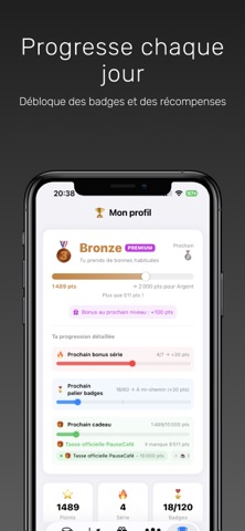 PauseCafé — Hydratation screenshot