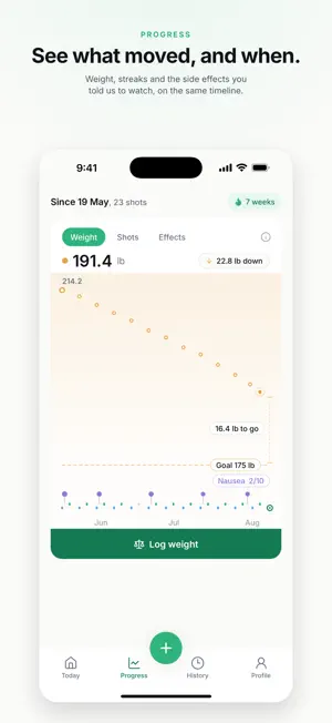 Poke: Peptide & GLP-1 Log screenshot 4