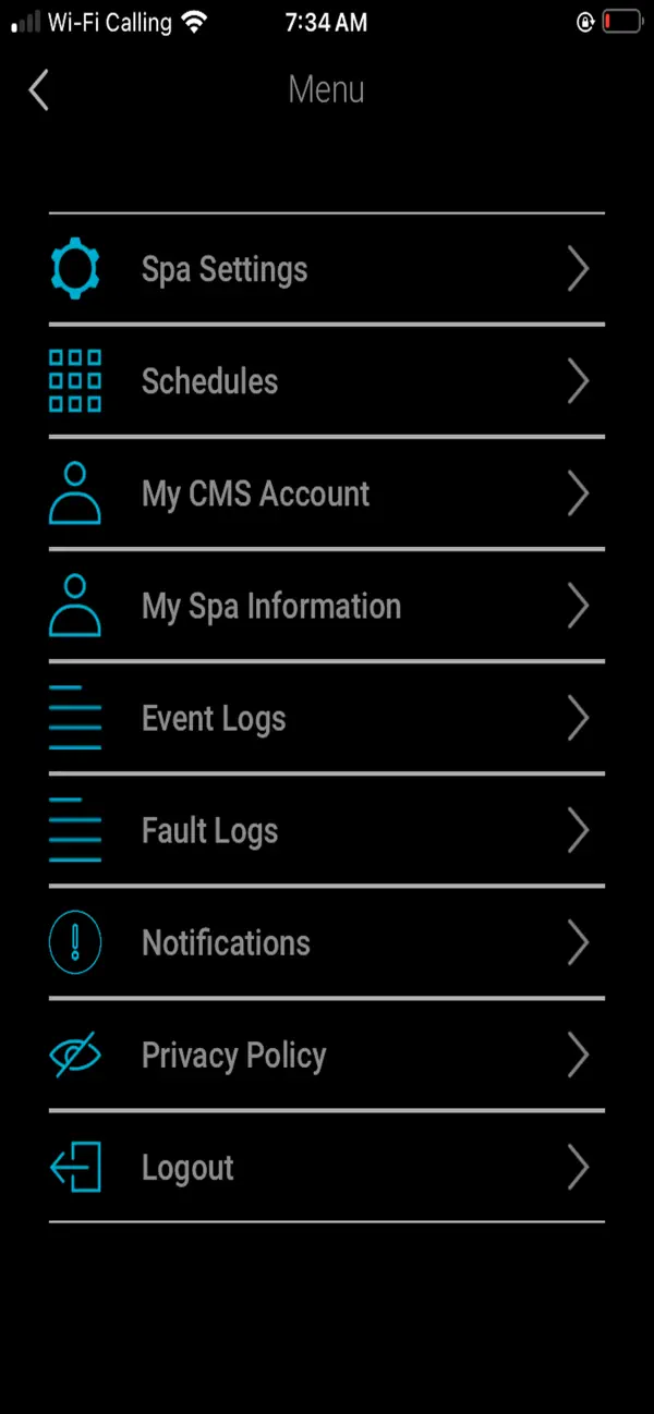 Screenshot #3 pour ControlMySpa