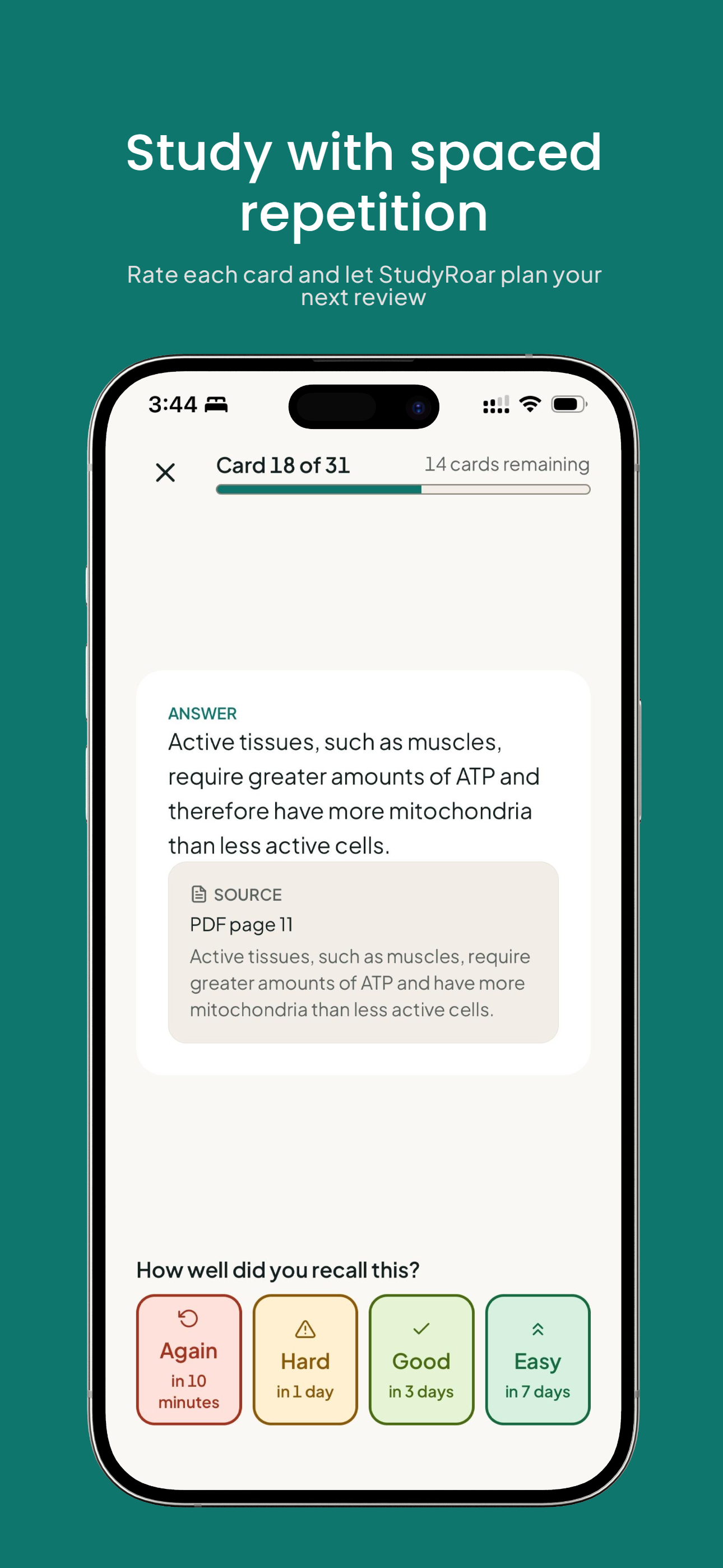 StudyRoar: AI Flashcard Maker screenshot 3
