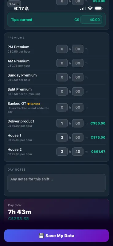 Shift-Logix Ledger screenshot 3 of 6