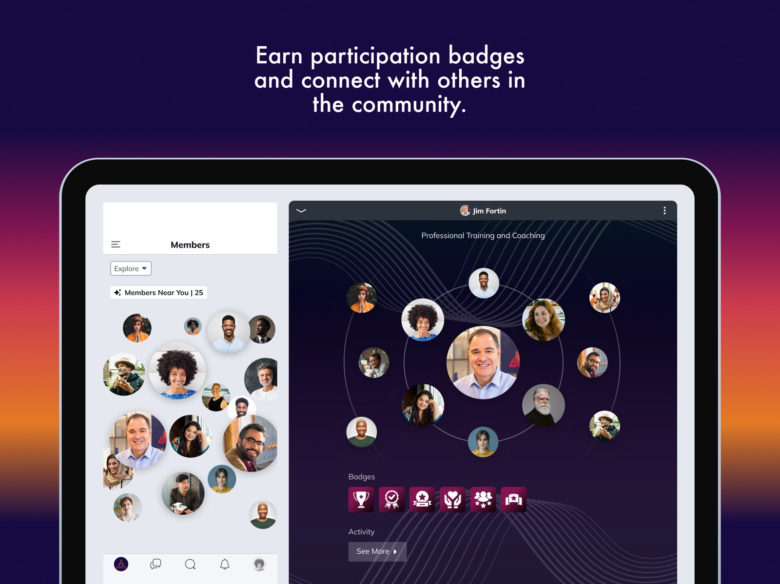 Jim Fortin Community ipad screenshot 1