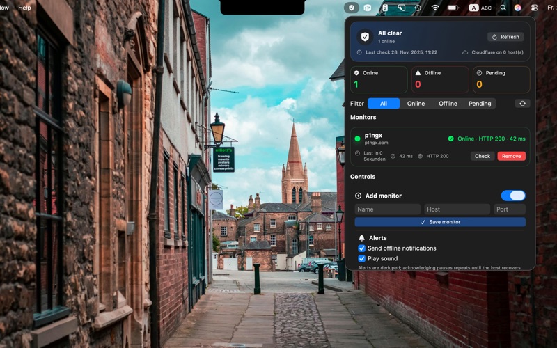ping? app screenshot