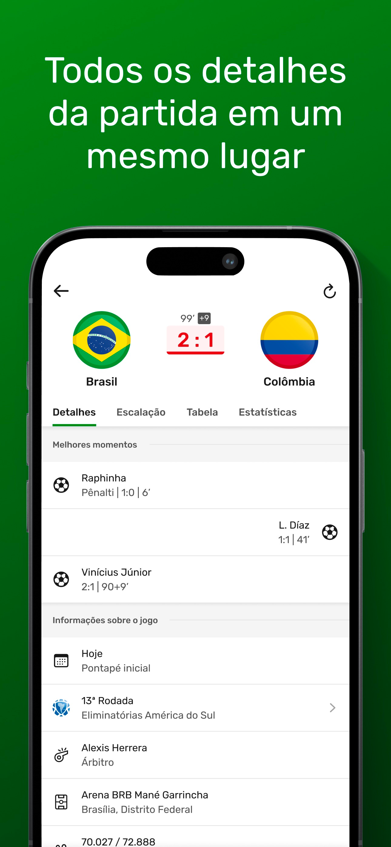 AlertaGol - Placar de Futebol