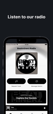 Beatminerz Radio app screenshot