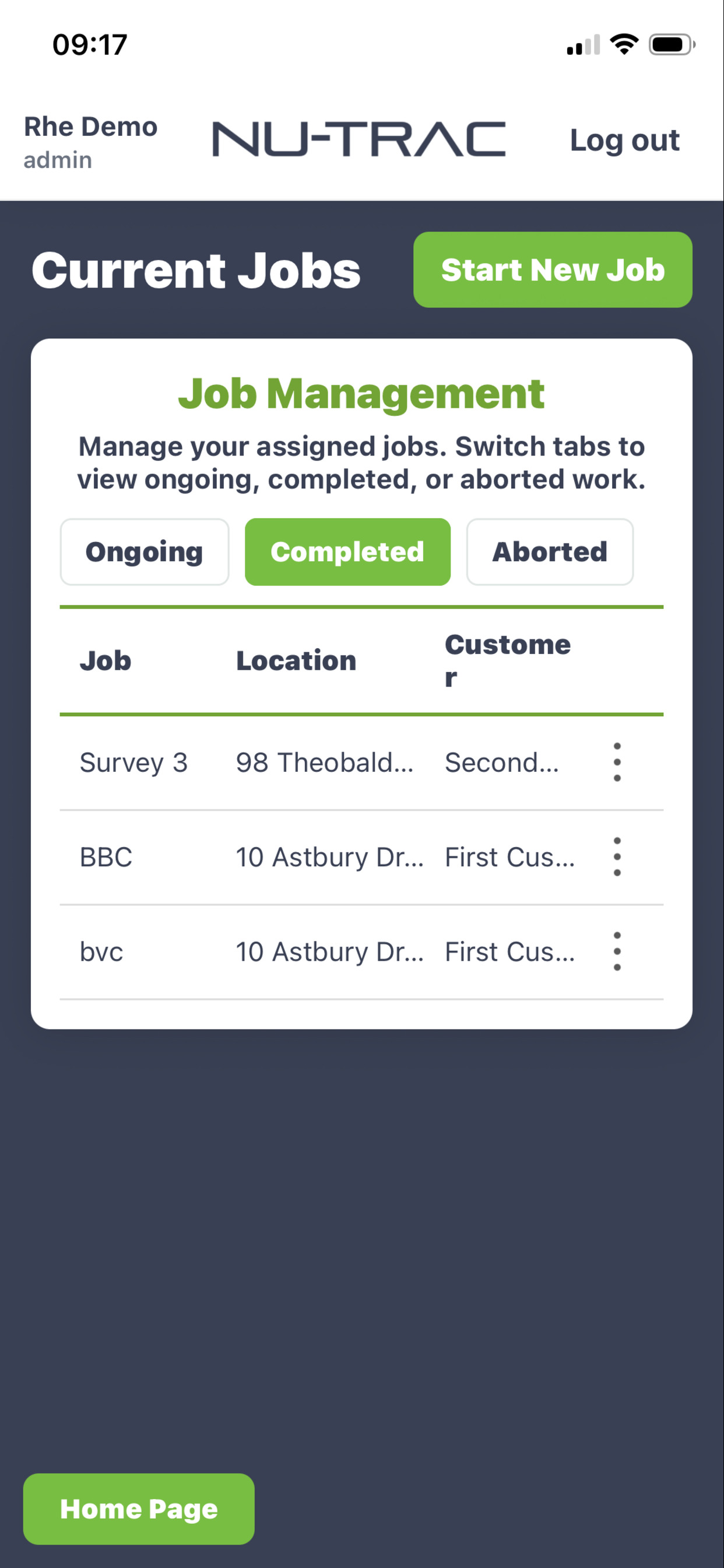 Nu-Trac screenshot 2
