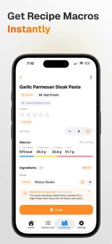 Pantri: Save & Cook iPhone screenshot