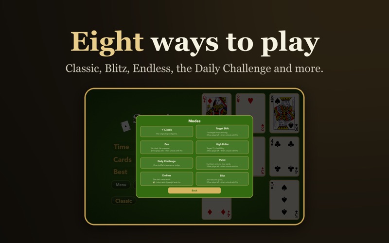 SpeedyCards Solitaire screenshot 2