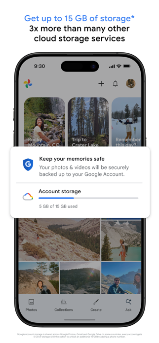 Google Photos: Backup & Edit Screenshot 1 of 7