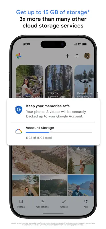 Google Photos: Backup & Edit screenshot 1 of 7