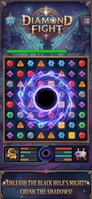 Diamond Fight: Match-3 RPG screenshot