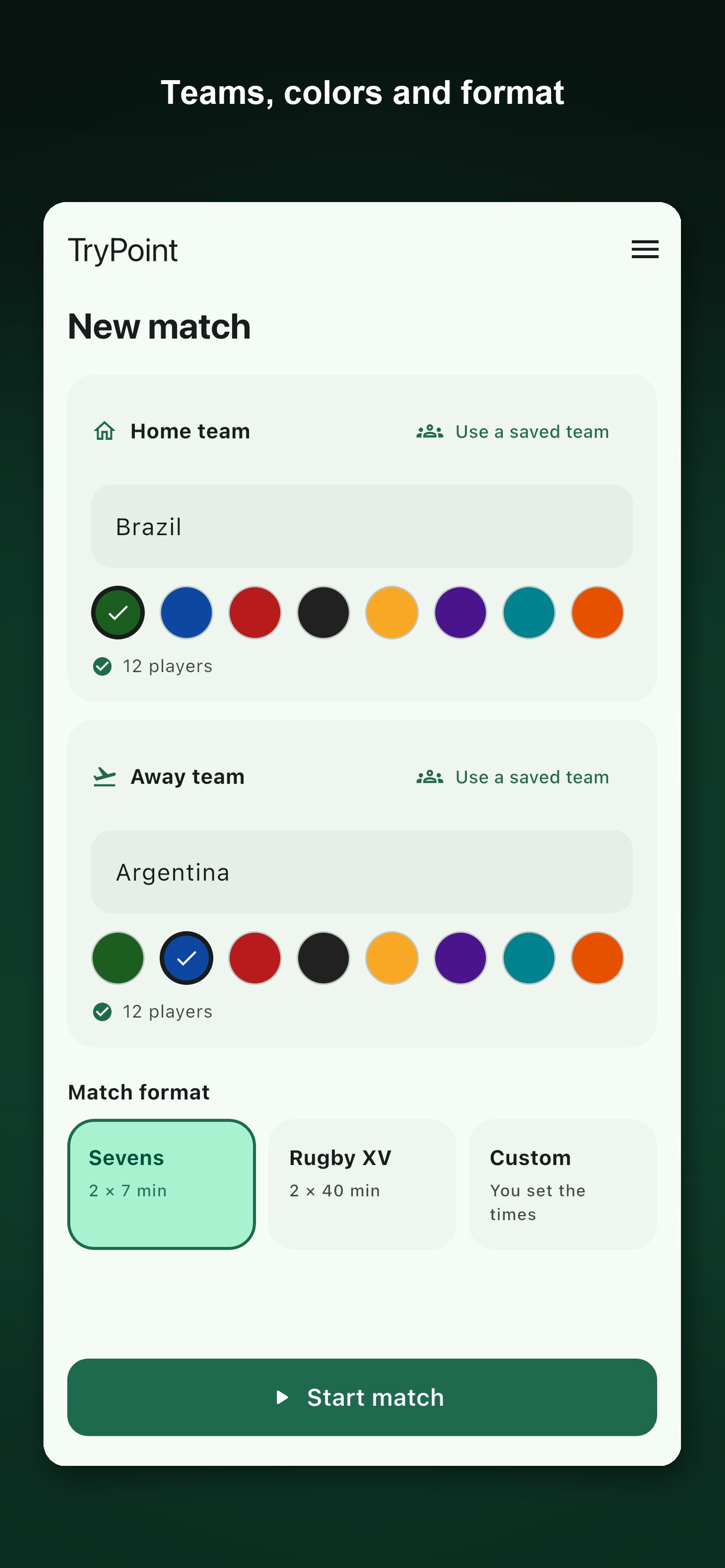 Screenshot 7 of TryPoint: Rugby Scoreboard