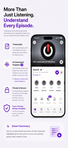 CastKeeper: Podcast Player Screenshot 3 of 4