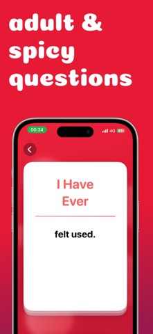 I Have Ever: Adult Games iPhone screenshot