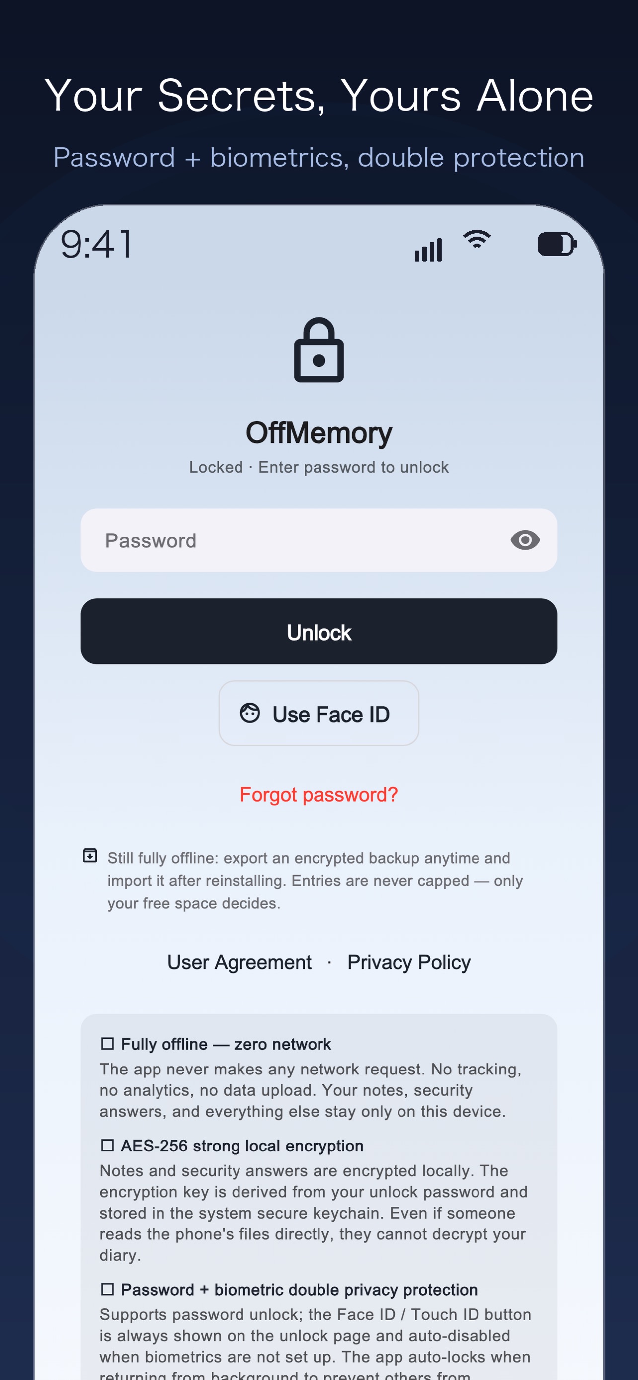 Screenshot 1 of OffMemory