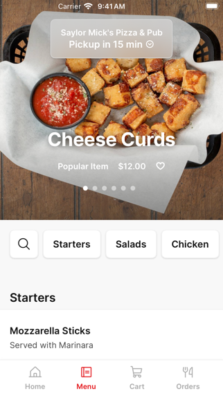 Saylor Mick's iPhone screenshot 2 - Food & Drink app