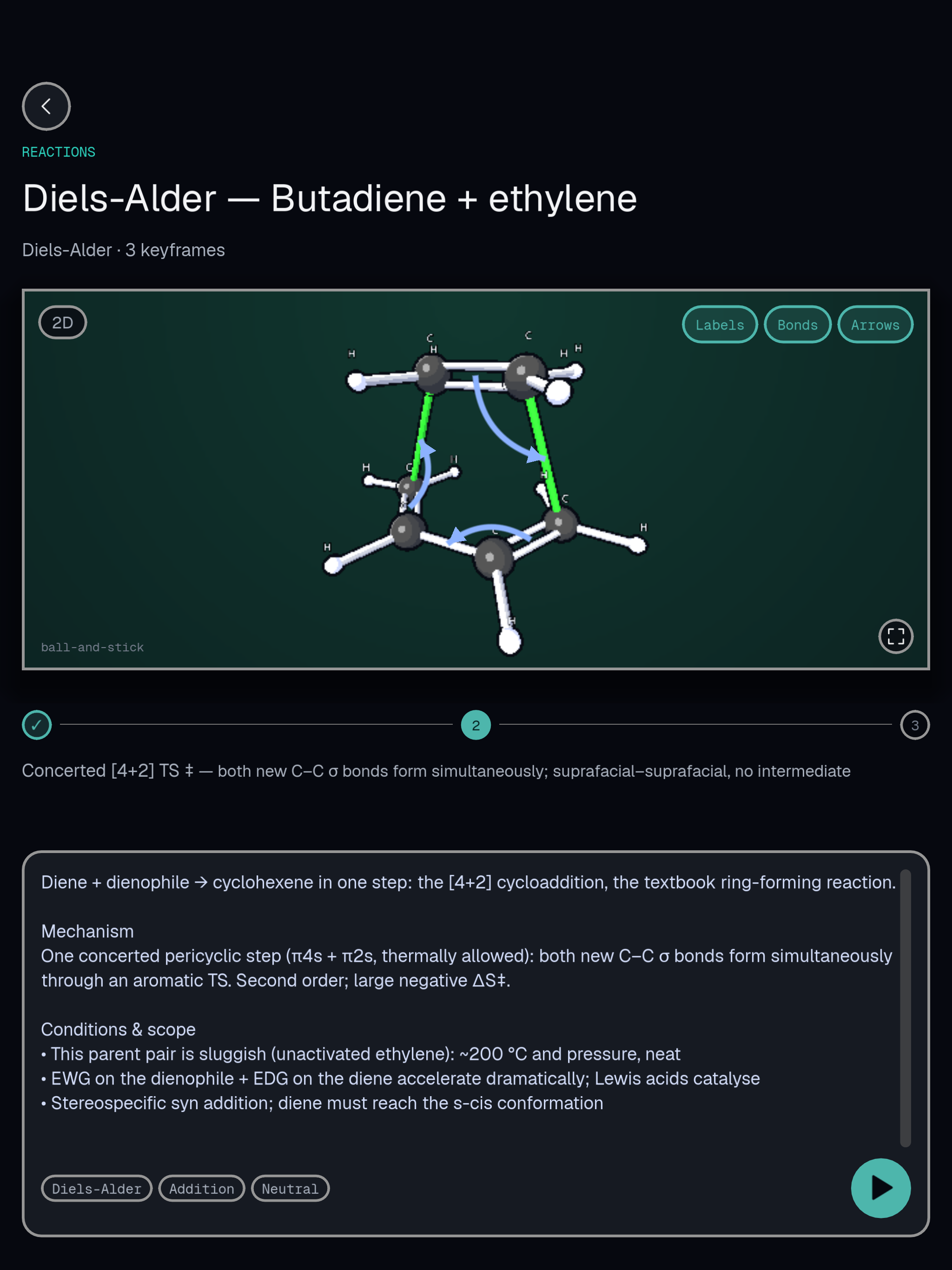 Chembook - Reaction Visualizer screenshot 9