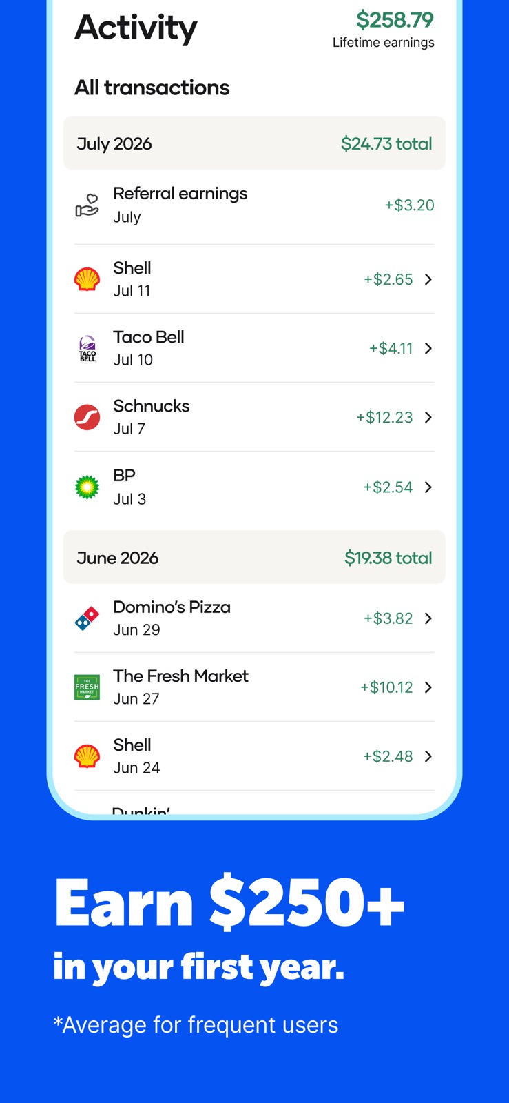 Upside: Gas & Food Cash Back iphone screenshot 3